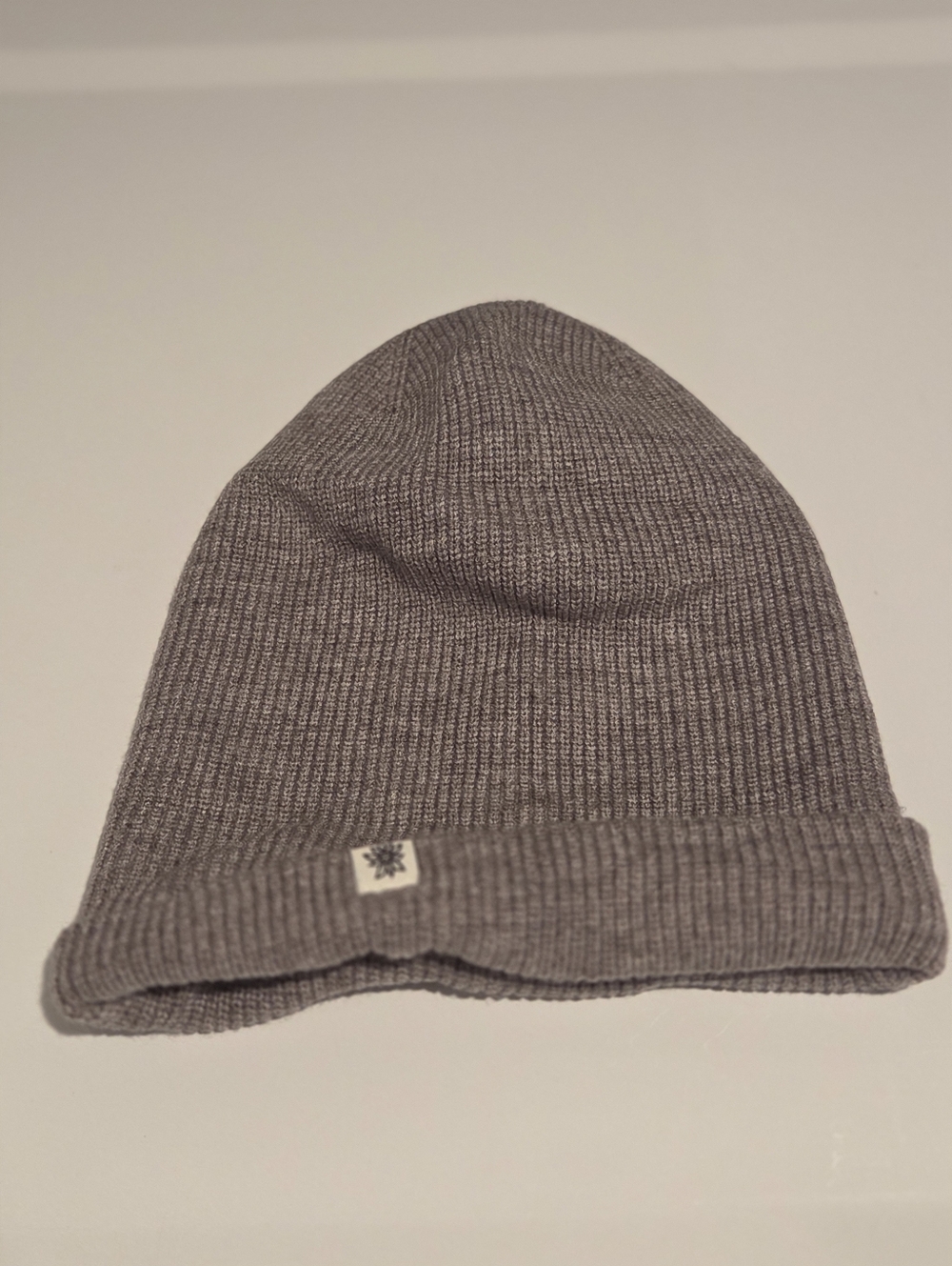 Alpine Design Mens Gray Ribbed Knit Beanie